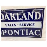 PORC.DS PONTIAC DEALER SIGN