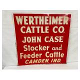 28X28 WERTHEIMER CATTLE CO. JOHN CASE