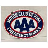 SIDE 2 AAA MOTOR CLUB SWINGER SIGN