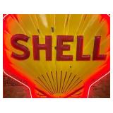 LIGHTED NEON SHELL SIGN