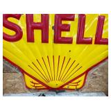 PORC. 48IN SHELL SIGN W/ NEON