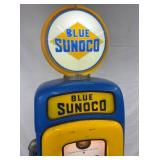 CLOSE UP BLUE SUNOCO GLOBE 