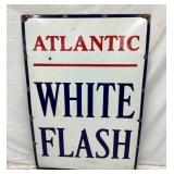 PORC. ATLANTIC WHITE FLASH SIGN