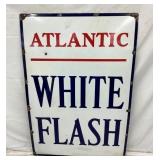 PORC. ATLANTIC WHITE FLASH SIGN