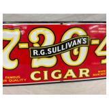 CLOSEUP RG SULLIVANS CIGARS SIGN