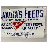 GRANDINS FEEDS DEALER SIGN