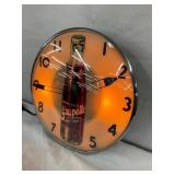 GRAPETTE CLOCK W/ BOTTLE