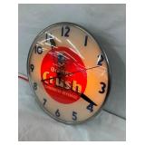 SIDE VIEW LIGHTED CRUSH CLOCK