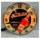 LIGHTED NESBITTS CLOCK