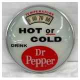 RARE 13IN DR. PEPPER SCALES THERMOMETER