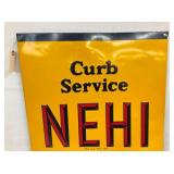 TOP VIEW CURB NEHI SIGN