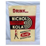 1941 NICHOL KOLA DRINK SIGN