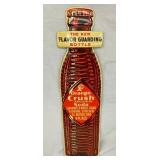 RARE 1939 ORANGE CRUSH EMB. BOTTLE SIGN