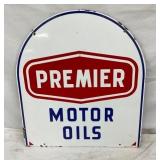 PORC. PREMIER MOTOR OIL THOMBSTONE SIGN