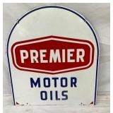 PORC. PREMIER MOTOR OIL SIGN