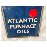 37X37 ATLANTIC PORC. SIGN W/ FRAME