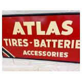 1946 EMB. ATLAS SIGN 71 1/2X36