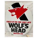 SIDE 2 WOLFS HEAD SIGN