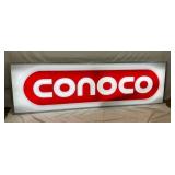 99X30 FRAMED CONOCO LIGHTED SIGN