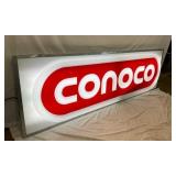 EMB. CONOCO LIGHTED SIGN