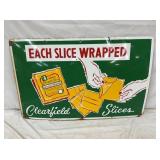 PORC. AMERICAN SLICE WRAPPED CHEESE SIGN