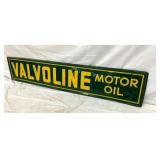 VALVOLINE MOTOR OIL SIGN 60X12