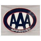 PORC. DS AAA APPROVED SIGN 30X23