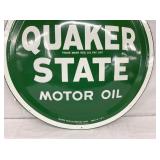 24IN QUAKER STATE CONVEX SIGN