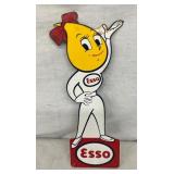 DIE CUT ESSO OIL DRIP SIGN