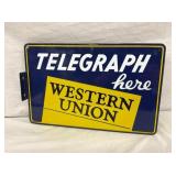 PORC. TELEGRAPH WESTERN UNION FLANGE