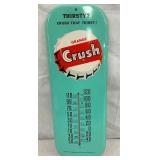 "THRISTY" ORANGE CRUSH THERMOMETER