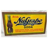 EMB. NUGRAPE SODA SIGN 24X12