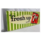 EMB. FRESH UP 7UP SIGN 1954