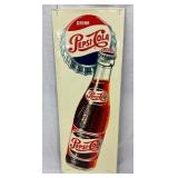 1953 VERTICAL EMB. PEPSI W/ CAP