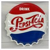 30IN PEPSI COLA CAP SIGN