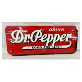 RARE PORC. DR. PEPPER CHECKER BOARD SIGN