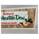 EMB. MT. DEW SELF FRAMED SIGN