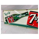 PORC. 7UP SODA SIGN 30X12