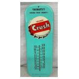 "THRISTY" ORANGE CRUSH THERMOMETER