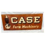 EMB. CASE FARM MACHINERY SIGN W/ EAGLE