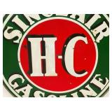 CLOSEUP HC SINCLAIR GASOLINE SIGN