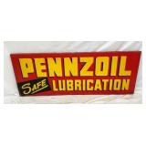 EMB. PENNZIOL LUBRICATION SIGN