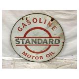 30IN PORC. DS STANDARD MOTOR OIL SIGN