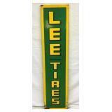 EMB. VERTICAL LEE TIRES SIGN