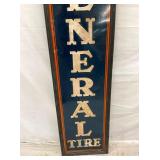 METAL SIGN ON WOODEN FRAME