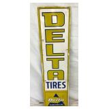 VERTICAL DELTA TIRES SIGN