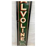 BOTTOM VERT. EMB. VALVOLINE SIGN