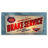 LIGHTUP BRAKE SERVICE DEALER SIGN