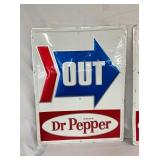 EMB. DR. PEPPER OUT SIGN