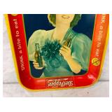 1939 DR. PEPPER TRAY W/ LADY